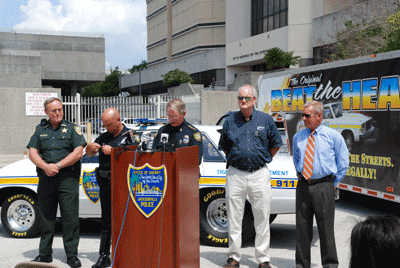 Sheriff Rutherford & Don Robertson